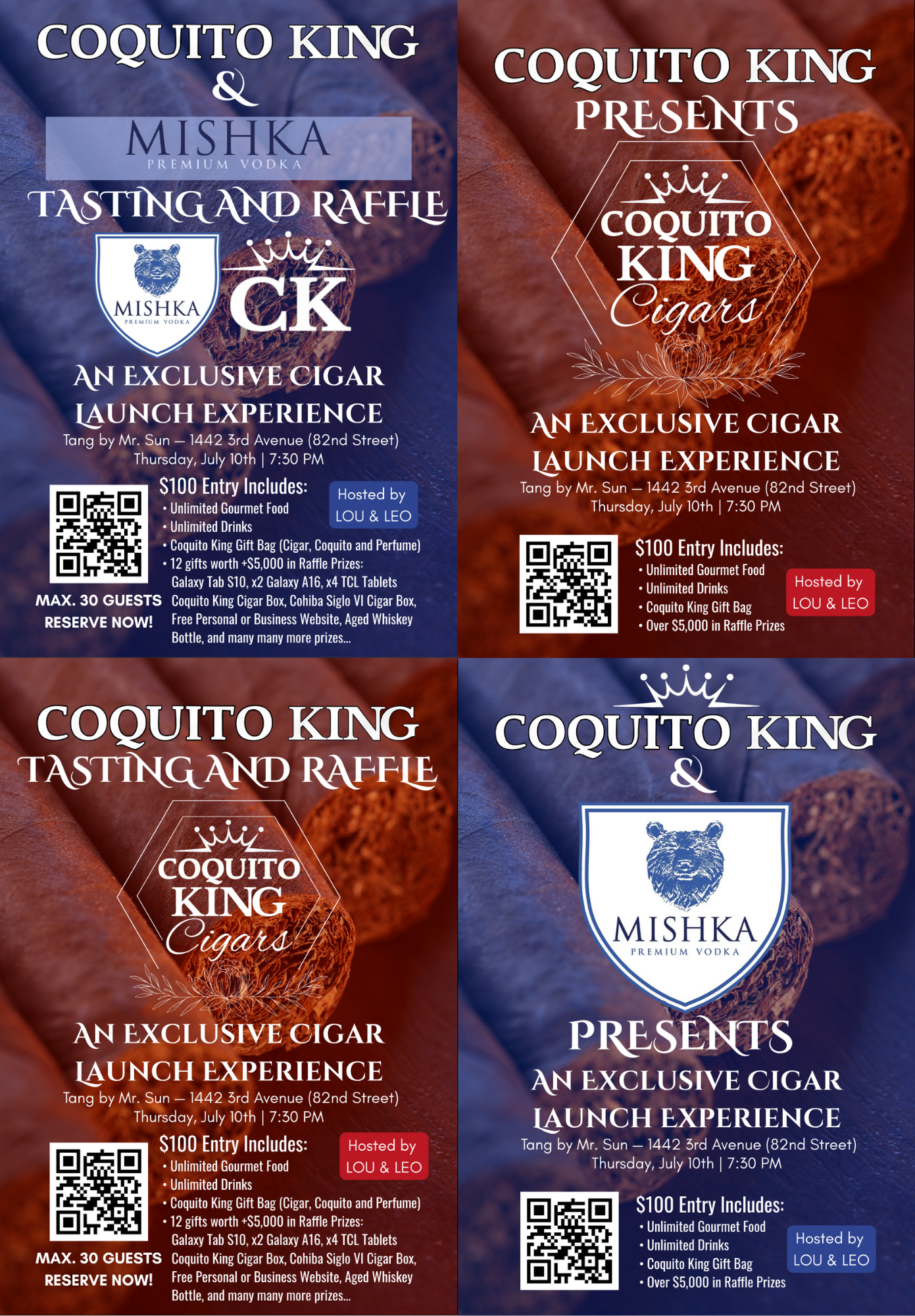 Coquito King Launch Event Flyer
