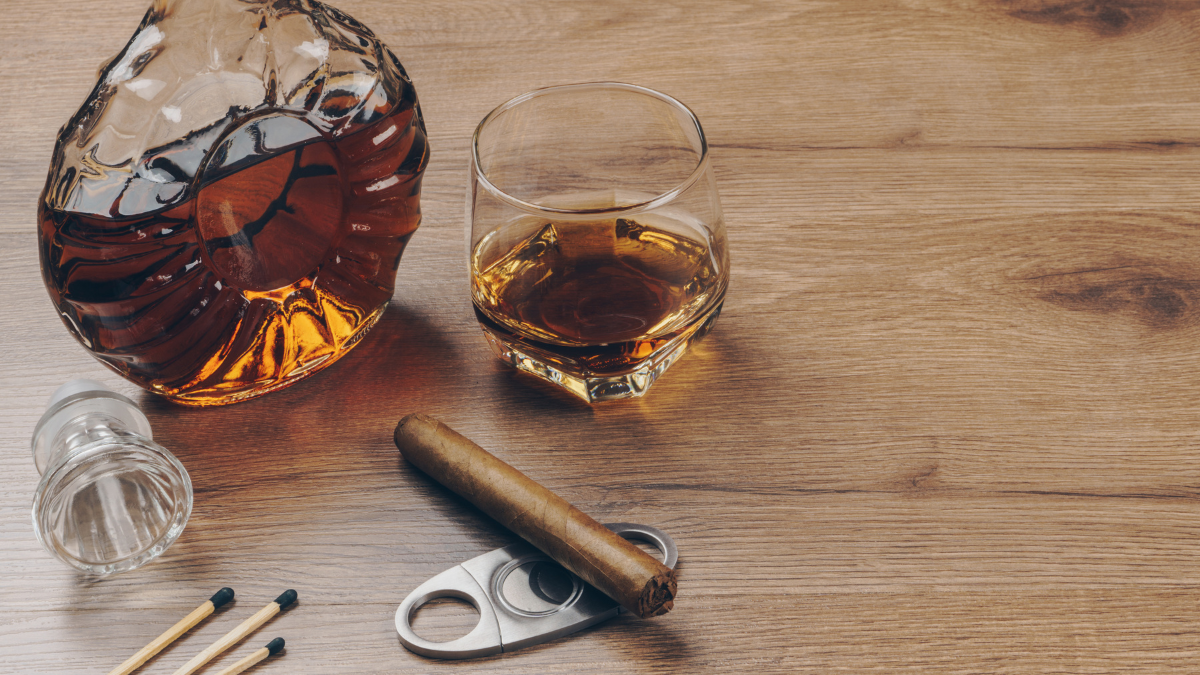 Blue Label Maduro and Premium Rum pairing